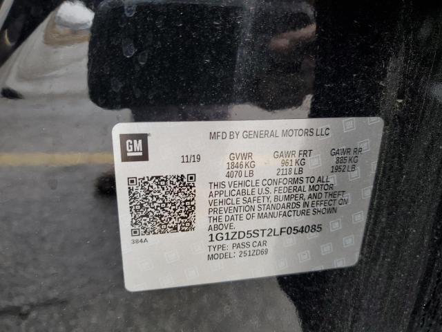 2020 CHEVROLET MALIBU LT - 1G1ZD5ST2LF054085