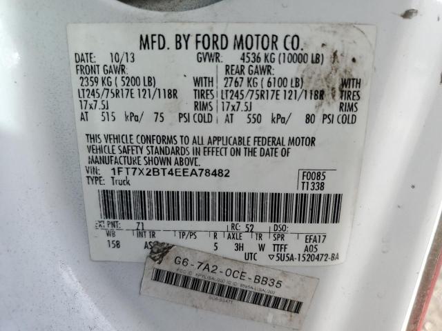 VIN 1FT7X2BT4EEA78482 2014 FORD F250 no.13