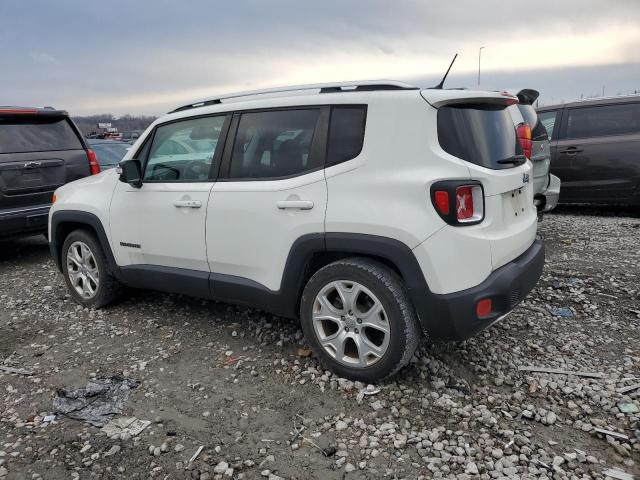 Vin: zaccjadt8gpd70928, lot: 86652434, jeep renegade limited 20162