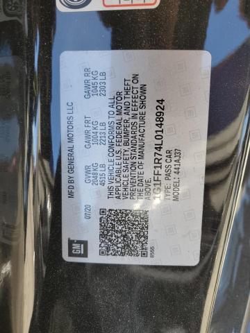 2020 CHEVROLET CAMARO LZ - 1G1FF1R74L0148924