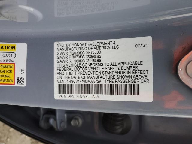 2021 HONDA ACCORD SPO - 1HGCV1F46MA088729