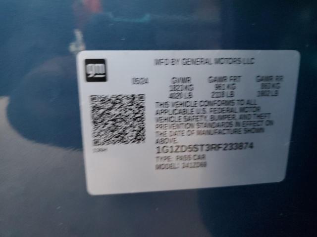2024 CHEVROLET MALIBU LT - 1G1ZD5ST3RF233874