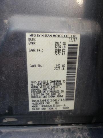 2018 NISSAN ALTIMA 2.5 - 1N4AL3AP8JC160738