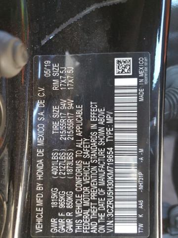 2019 HONDA HR-V LX - 3CZRU5H30KM719654