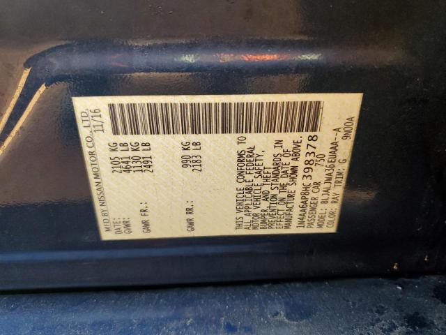 2017 NISSAN MAXIMA 3.5 - 1N4AA6AP8HC398378