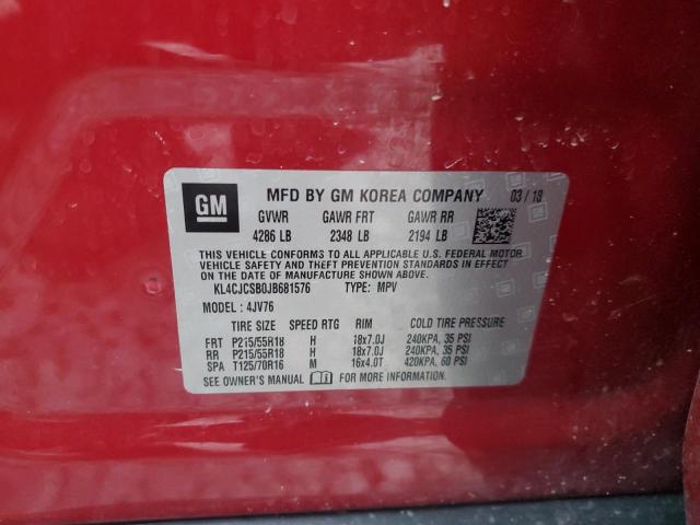 2018 BUICK ENCORE ESS KL4CJCSB0JB681576