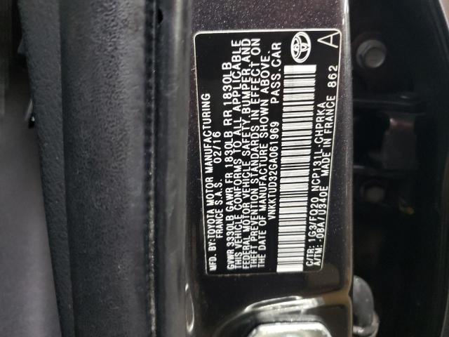 2016 TOYOTA YARIS L - VNKKTUD32GA061969