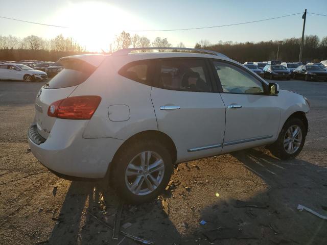 NISSAN ROGUE S 2013 white  gas JN8AS5MV2DW631504 photo #4