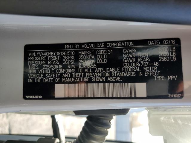 2016 VOLVO XC70 T5 CL YV440MBY3G1261510