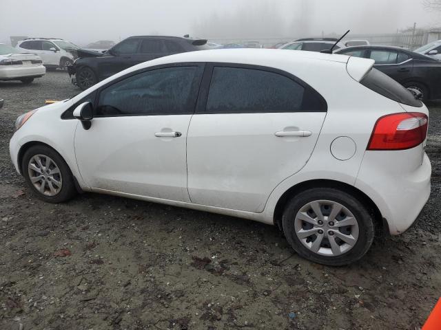 KIA RIO LX 2015 white  gas KNADM5A31F6486820 photo #3