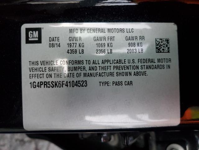 2015 BUICK VERANO CON 1G4PR5SK6F4104523