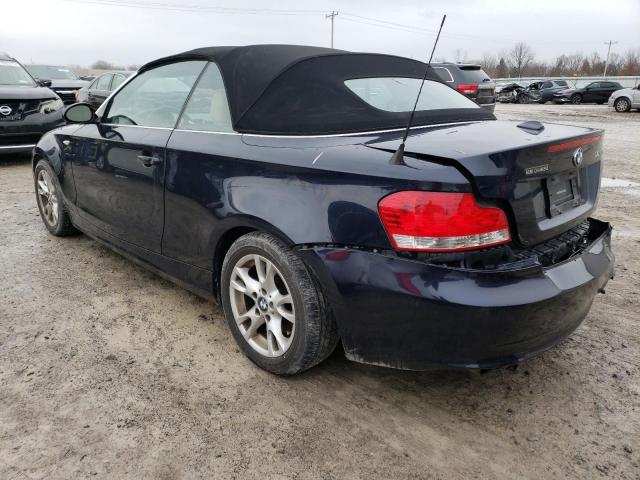 BMW 128 I 2008 blue converti gas WBAUN13568VH79872 photo #3