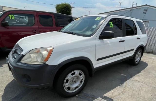 HONDA CR-V LX 2006 white 4dr spor gas JHLRD78556C062993 photo #3