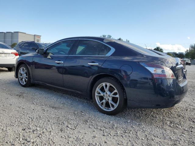 NISSAN MAXIMA S 2014 blue sedan 4d gas 1N4AA5AP9EC464863 photo #3