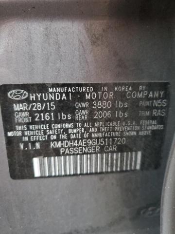 2016 HYUNDAI ELANTRA SE - KMHDH4AE9GU511720