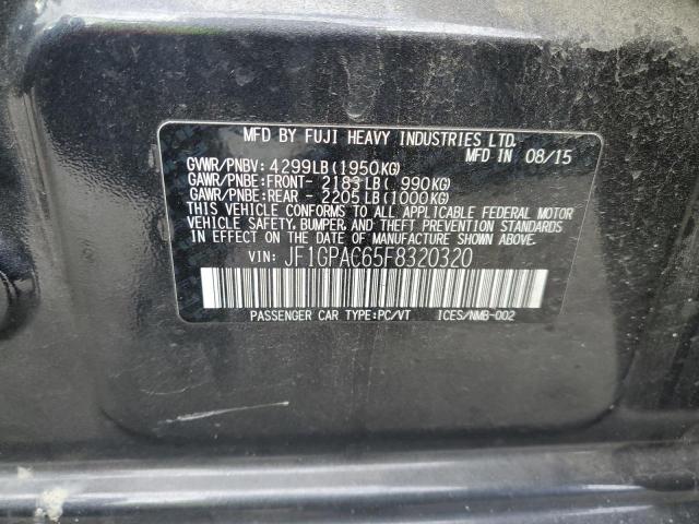 2015 SUBARU IMPREZA PR - JF1GPAC65F8320320