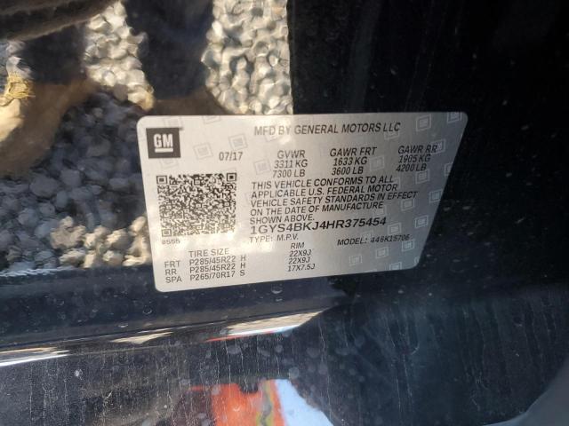 2017 CADILLAC ESCALADE L - 1GYS4BKJ4HR375454