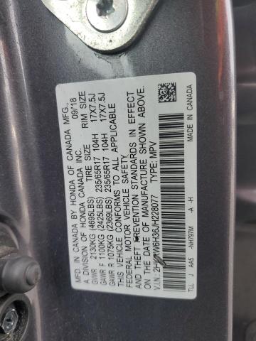 2018 HONDA CR-V LX 2HKRW6H36JH228077