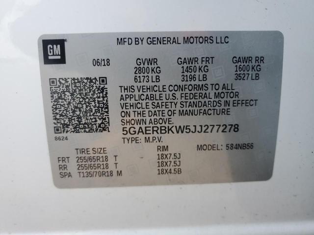 2018 BUICK ENCLAVE ES - 5GAERBKW5JJ277278