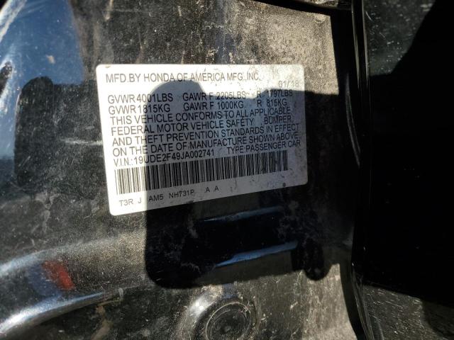 VIN 19UDE2F49JA002741 2018 ACURA ILX no.12