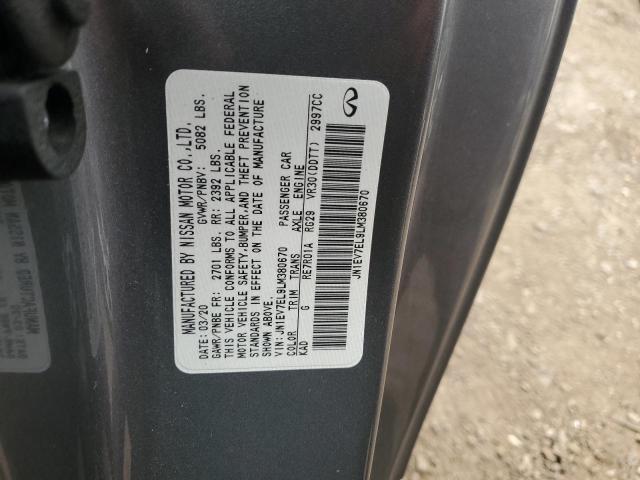 2020 INFINITI Q60 PURE - JN1EV7EL9LM380670
