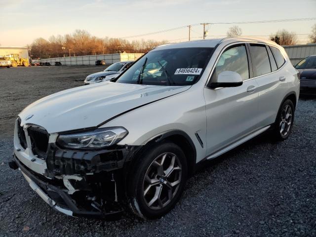 BMW X3 XDRIVE3 2022 white  gas 5UX53DP07N9J26402 photo #1