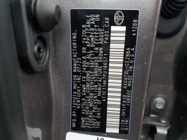 2023 TOYOTA CAMRY LE - 4T1C11AK7PU186571