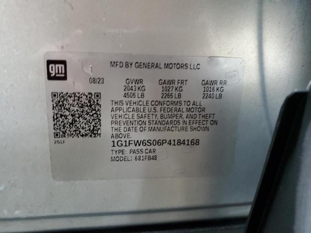 2023 CHEVROLET BOLT EV 1L - 1G1FW6S06P4184168