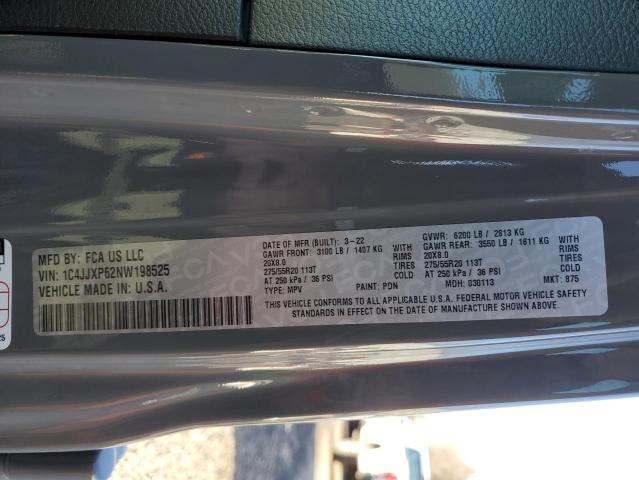 2022 JEEP WRANGLER U - 1C4JJXP62NW198525