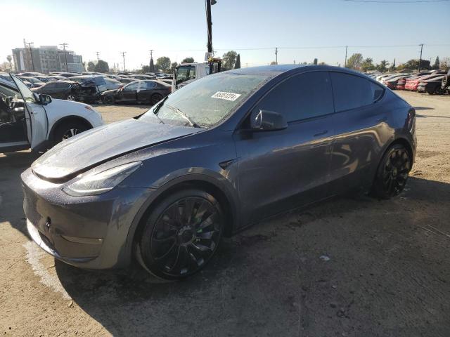 TESLA MODEL Y 2022 gray  electric 7SAYGDEE1NF323513 photo #1