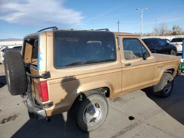 FORD BRONCO II 1988 gold 2dr spor gas 1FMCU14T9JUB53901 photo #4