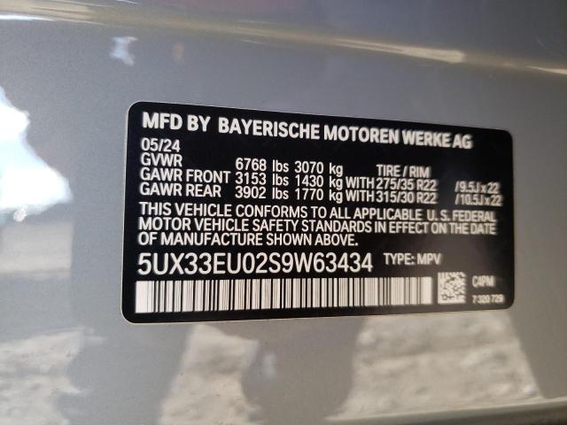 2025 BMW X5 M60I - 5UX33EU02S9W63434