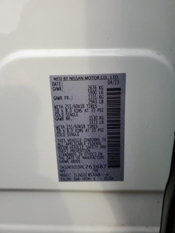 2023 NISSAN PATHFINDER - 5N1DR3CC0PC263687