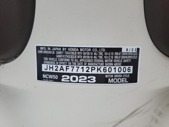 2023 HONDA NCW50 - JH2AF7712PK601006