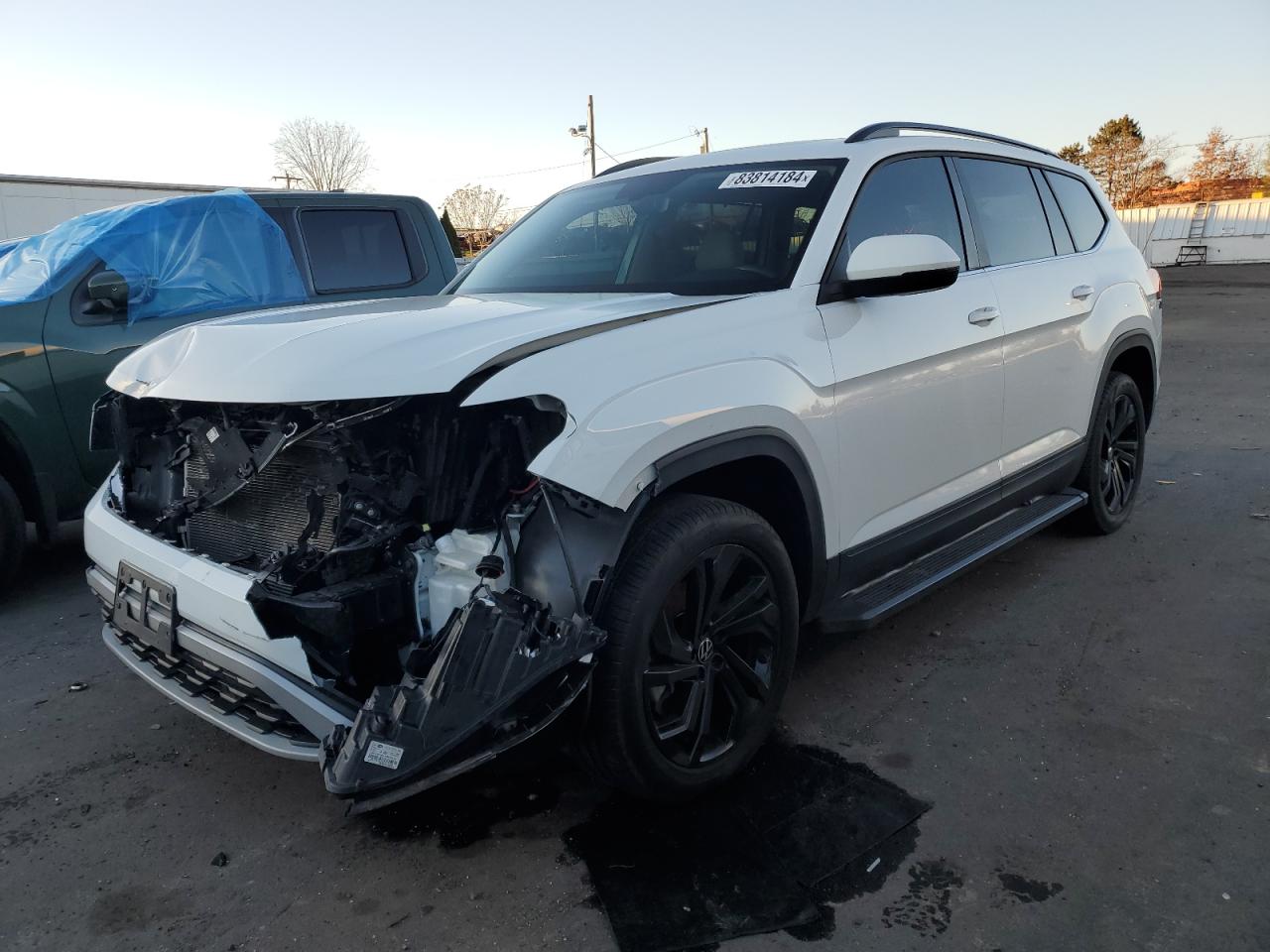 Lot #3034279183 2022 VOLKSWAGEN ATLAS SE