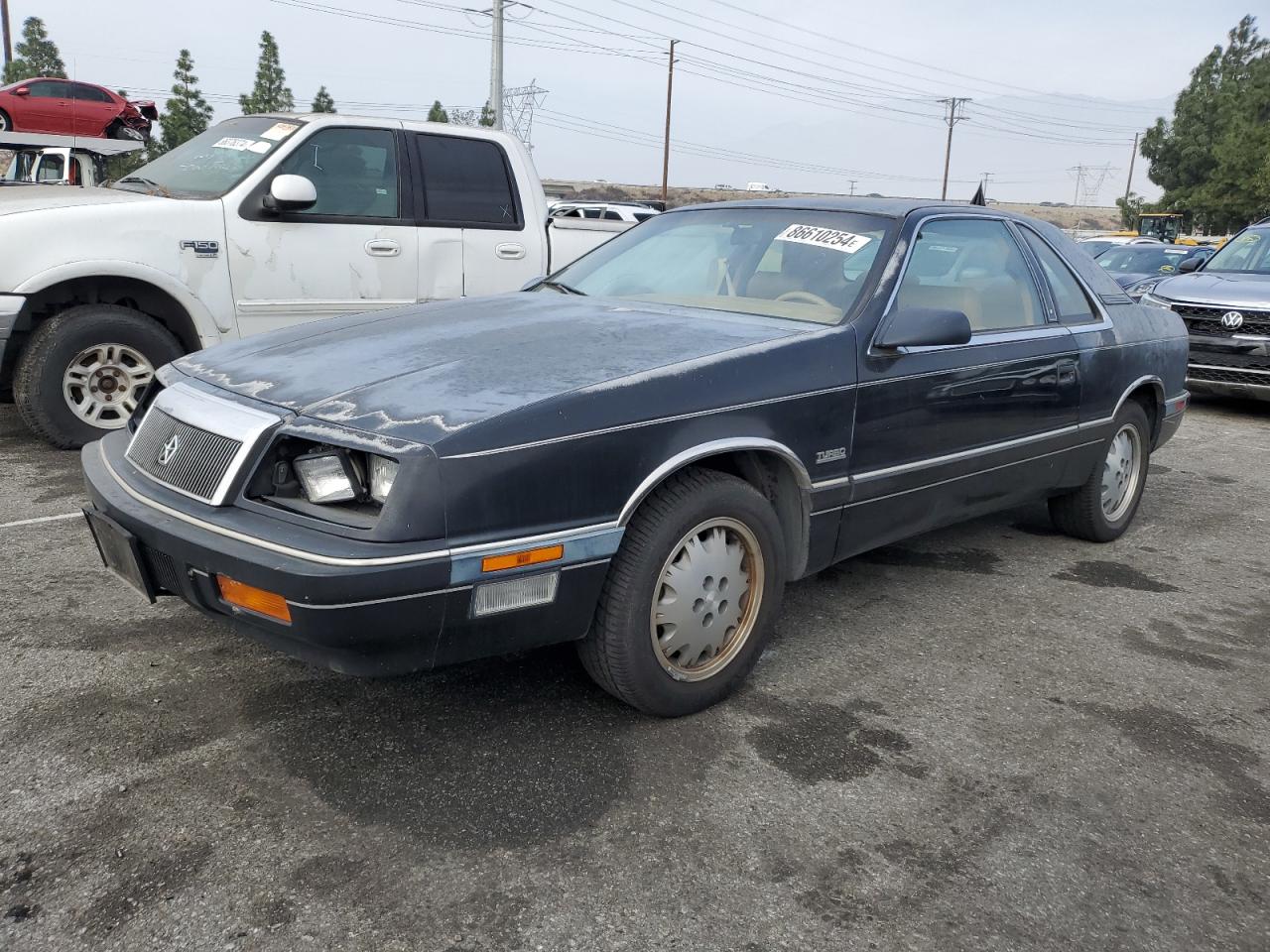 Lot #3044459746 1987 CHRYSLER LEBARON PR