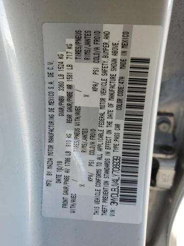 2020 TOYOTA YARIS LE 3MYDLBJV4LY708939