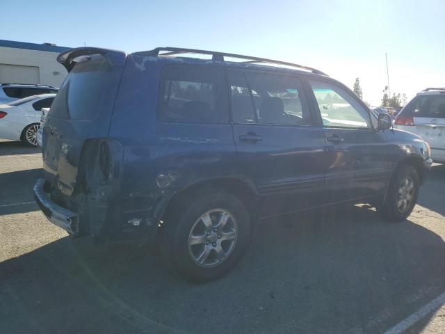 TOYOTA HIGHLANDER 2005 blue  gas JTEGP21A850087968 photo #4