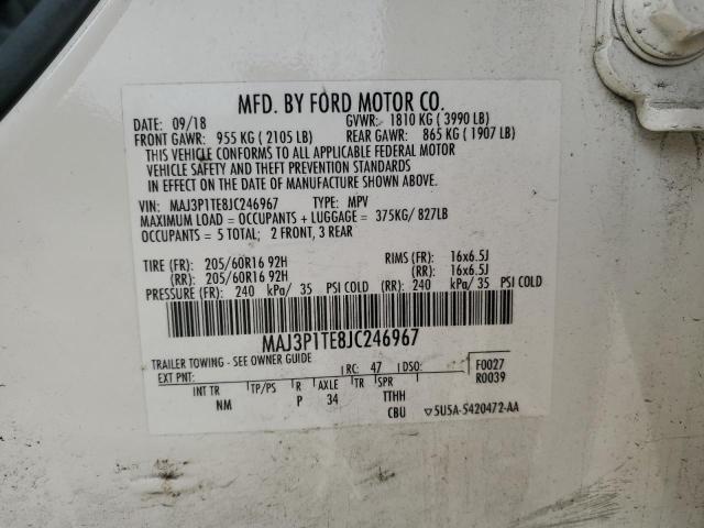 2018 FORD ECOSPORT S - MAJ3P1TE8JC246967