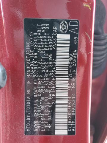 2017 TOYOTA COROLLA L - 2T1BURHE0HC954332