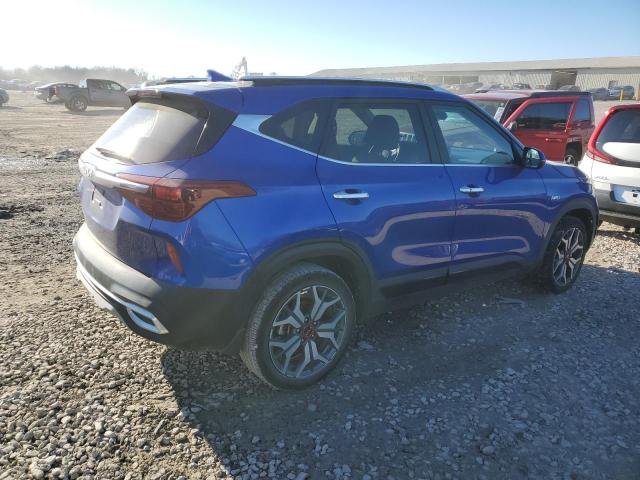 KIA SELTOS SX 2023 blue  gas KNDETCA26P7367890 photo #4