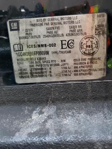 2015 CHEVROLET 3500 1GC4K0E86FF666909