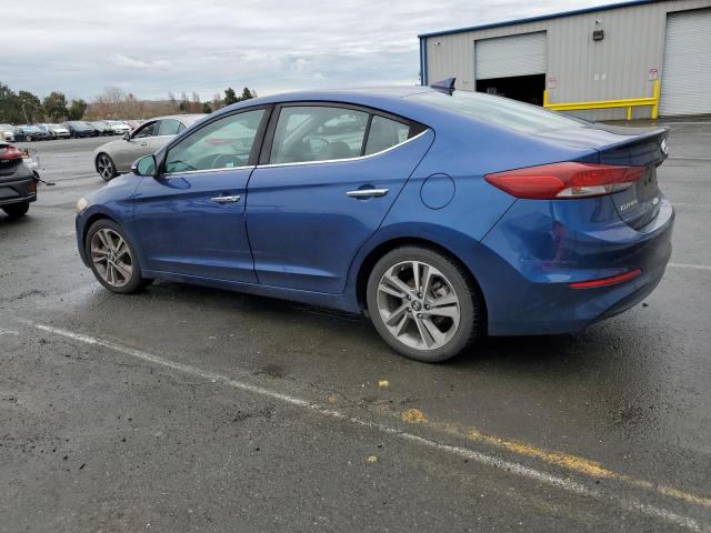 HYUNDAI ELANTRA SE 2017 blue  gas 5NPD84LFXHH046449 photo #3