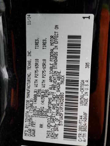 2015 TOYOTA TUNDRA DOU - 5TFUW5F1XFX432883