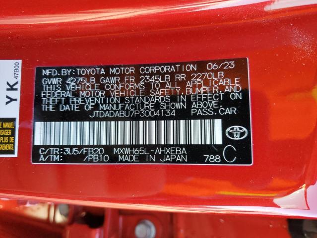 2023 TOYOTA PRIUS LE - JTDADABU7P3004134