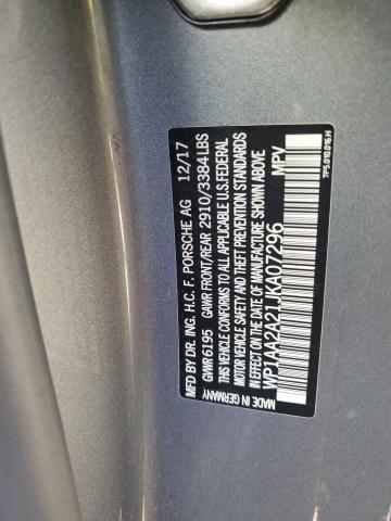2018 PORSCHE CAYENNE WP1AA2A21JKA07296