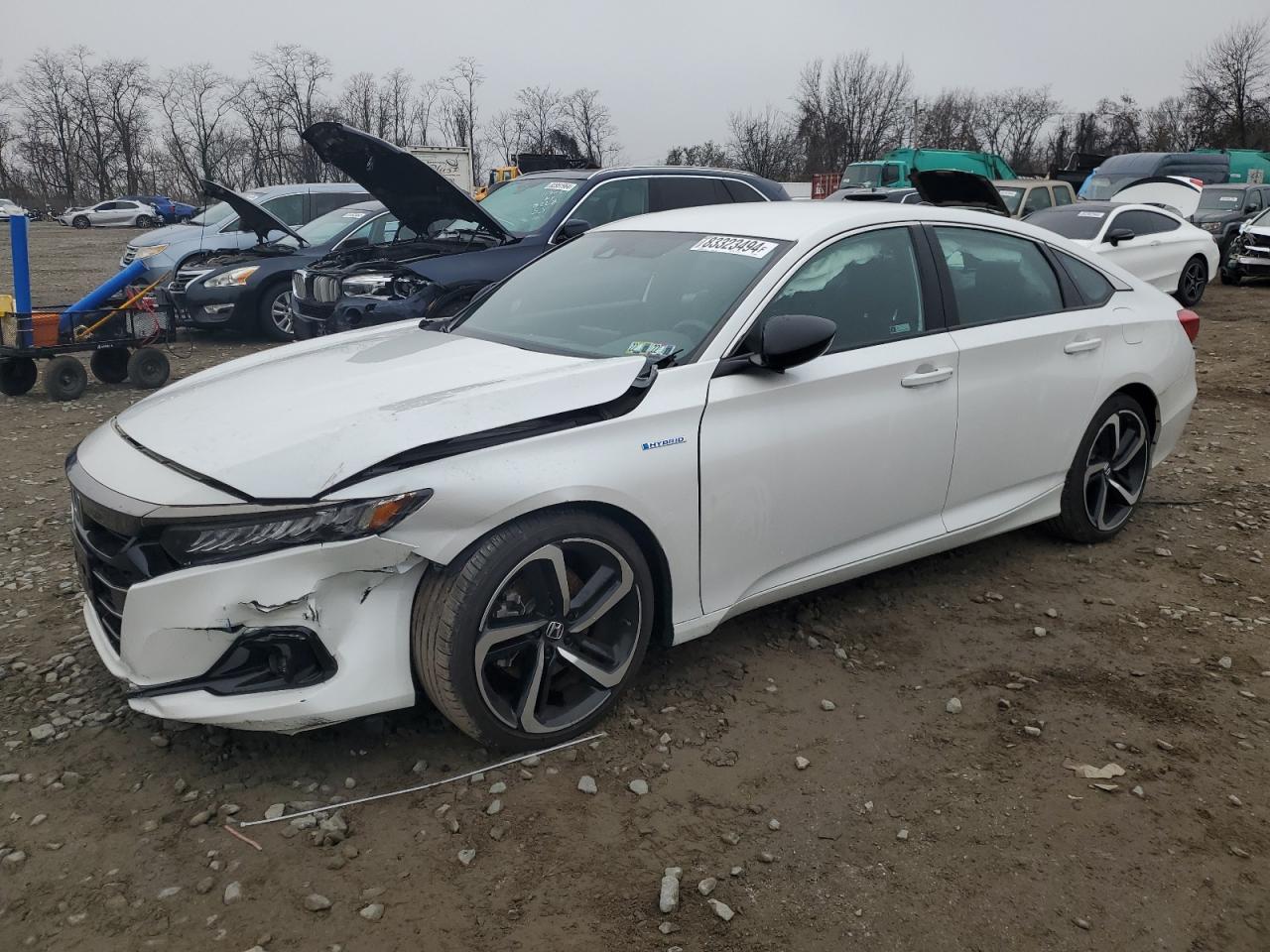 Lot #3028649276 2022 HONDA ACCORD HYB