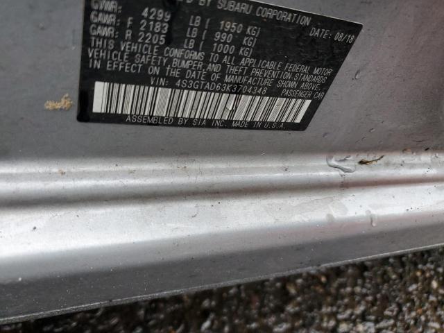 2019 SUBARU IMPREZA PR - 4S3GTAD63K3704348