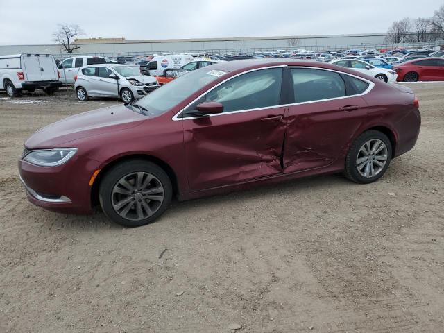 CHRYSLER 200 LIMITE 2016 burgundy  gas 1C3CCCABXGN112277 photo #1