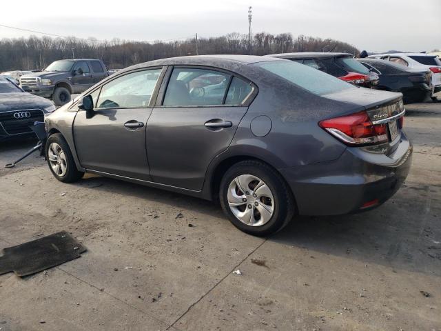 HONDA CIVIC LX 2013 silver sedan 4d gas 2HGFB2F58DH587831 photo #3